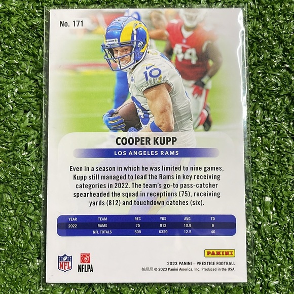 32. Los Angeles Rams Lof of 4 Cooper Kupp Trading Cards 🏈 - Picture 5 of 9